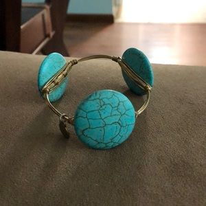 Bourbon and Boweties Aqua bangle